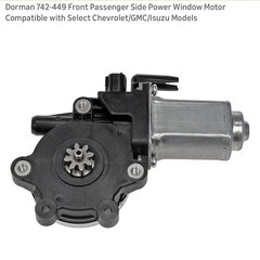 Dorman 742-449 Front Passenger Side Power Window Lift Motor for Chevy GMC Isuzu