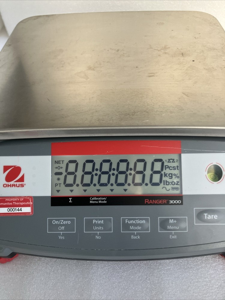 Ohaus Ranger 3000 R31P1502 Precision Bench Scale 1500g/3lb – Tested