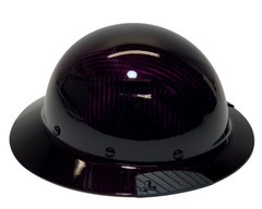 Custom Translucent Purple Carbon Fiber Lift DAX Carbon Fiber HDC-15KG FB HardHat