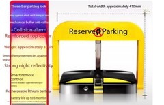 Car Park Lock: Garage Post—No Drilling Required, Automatic Lift, Reinforced