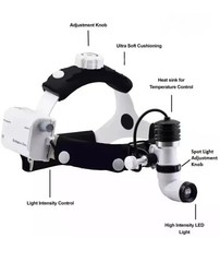 Wireless Dental Headlight Loupe LED ENT Medical Surgical Headlamp 10W Portable