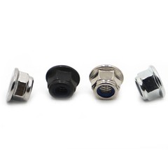 M3-M12 Nylon Insert Lock Nut Stainless Steel Galvanized Nylock Flange Nut