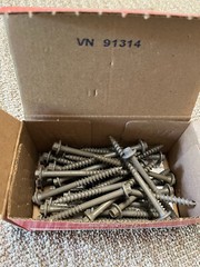 FastenMaster LedgerLok Structural Wood Screw. 3 5/8″. Open Box – 35 Screws