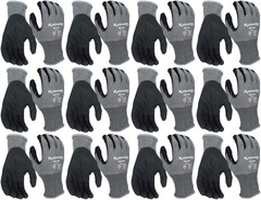 NSI Kutshieldz Large A4 Cut Resistant Work Gloves Lot Of 12 pairs