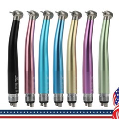 Yabangbang Dental High Speed Torque Head Handpiece Air Turbine 4Holes 7 Color