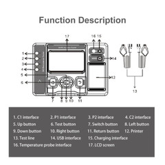 Digital DC Resistance Tester Meter with 20A Resistance Range 10.0uΩ-1000.0KΩ