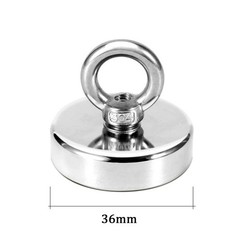 Neodymium Fishing Magnets Pulling Force Super Strong Round Rare Earth