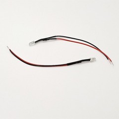 Candle Flicker 3mm 3V 5V 6V 9V 12V 24V 36V 48V Lens Wired LEDS Various Colours
