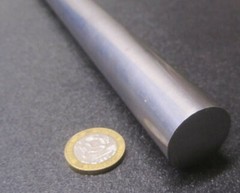 303 Stainless Steel Rod Round Bar, 1.00″ Diameter x 5 Foot Length