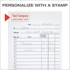 **Adams General Purpose Sales Book, Carbonless, (Pack Of 10) (DC3510)** The book
