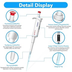 100-1000ul Micropipette High-Accurate Pipettor Single-Channel Adjustable Volume