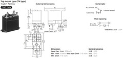 New Panasonic MATSUSHITA – JC1A-TM-DC24V – Compact Power Relay, 24 VDC, 10A SPST
