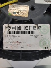 NEW BELDEN 1855A 004 YELLOW COAX RG-59 CABLE – 1000FT