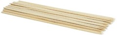 12 Inch 300 CT Bamboo Skewers 4mm Natural Bamboo Thick Wooden Round BBQ | 100/Pk