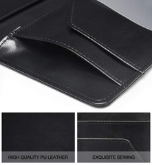Server Books for Waitress – Leather Waiter Book Server Wallet with Zipper, Cute