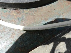 6 AWG 600 Volt Stranded Copper Building Wire Type MTW THHN THWN WHITE, Per Foot
