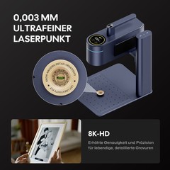 LaserPecker LP4 10W Laser Engraver Cutter 4000mm/s Metal/Wood/Acrylic DIY Marker