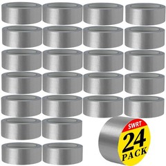 24-Pack Silver Heavy Duty Duct Tape Strong Adhesive, 2 Inch x 720 Yd Duct