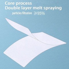50PCS KN95 5-Layer Face Mask Disposable Breathable Earloop Masks