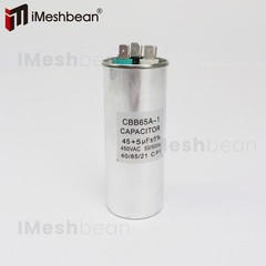 10Pcs Dual Run AC Capacitor 45+5 MFD µF 370-440VAC 50/60Hz 5% HVAC Capacitor
