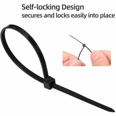 100-200Pcs Cable Ties 4″ / 14″ Heavy Duty Nylon Wrap Wire Zip Ties UV Resistant