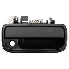 2pc Metal Exterior Door Handle Left Right Black Textured for Toyota Tacoma 95-04