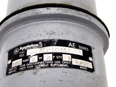 USED APPLETON AEP10453 100A AE PLUG 4W 4P