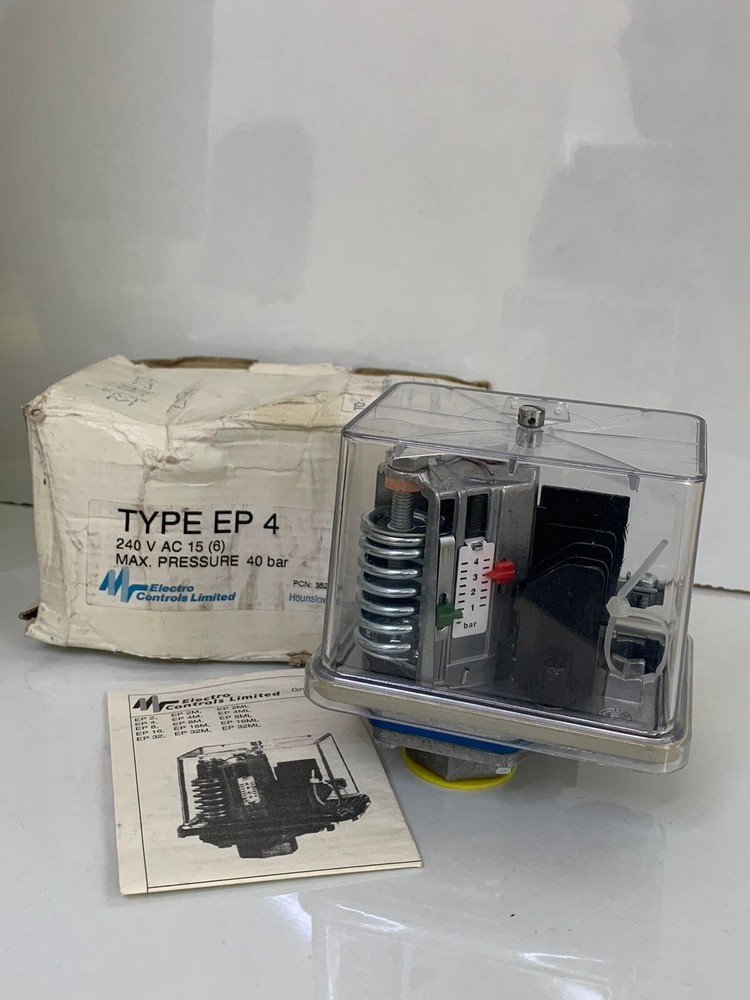 Electro Controls / Pressure Switch EP4 / 40bar, 240V AC 15 (6) A, 1/2″ Female