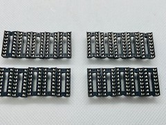 10-20 pcs 16 pin DIP IC Sockets Adaptor Solder Type Socket Dual Wipe Choose Qty