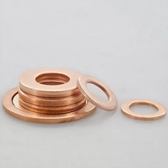 Metric Copper Sealing Washers Flat Gasket Rings Form A DIN 7603 A – M3 – M60