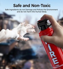 4 In1 Fire Extinguisher with Mount Fire Extinguishers for the House/Car/Kitchen.