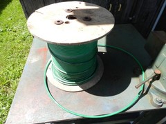 6 AWG 600 Volt Stranded Copper Building Wire Type MTW THHN THWN GREEN, Per Foot
