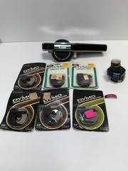 VTG Dymo 1575 Executive 3 Tapewriter Label Maker with Six New Tape Rolls Works