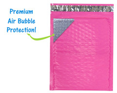 30 Pack 4×8, 6×10″, 8.5×12, 10×15 Hot Pink, Yellow, Purple Poly Bubble Mailers