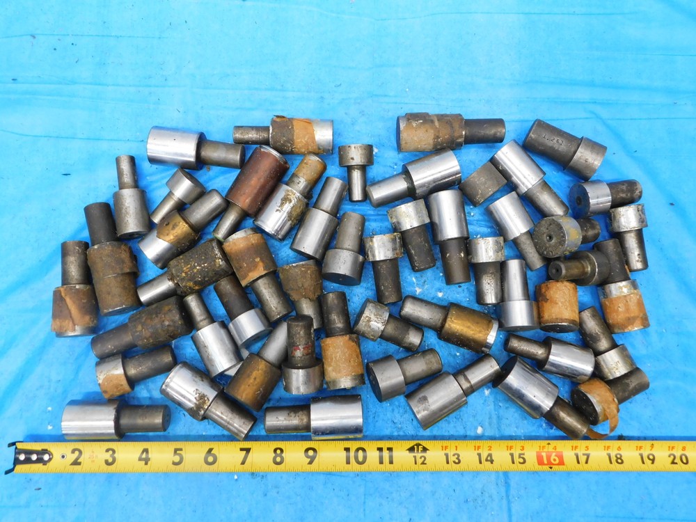50 PC LOT OF GO & NO-GO MEMBERS SMOOTH PIN PLUG GAGES VARIOUS SIZES AROUND 1″