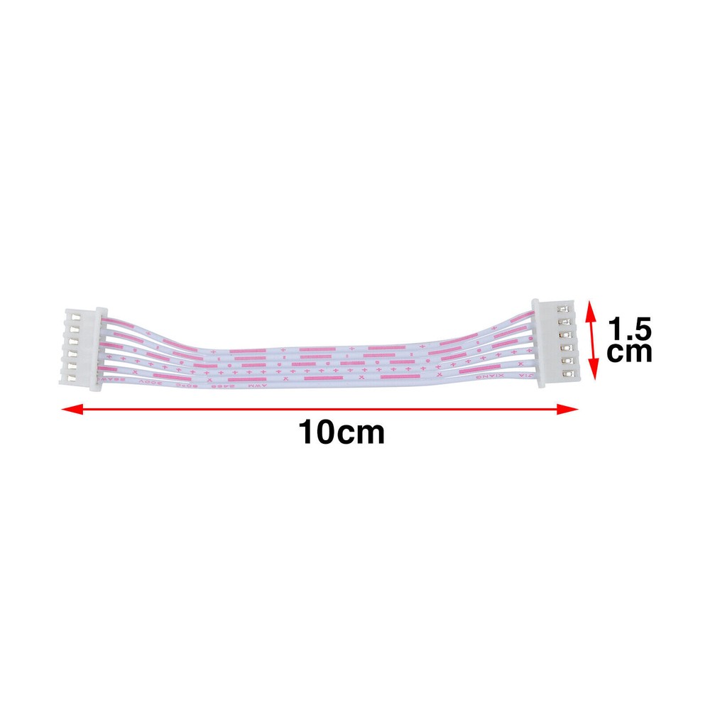 6Pin 2.54mm Pitch Female to Female JST-XH Connector Cable Wires 10/20/30CM