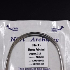10 Pcs Dental Ortho Niti Thermal Activated Round Natural Arch Wire Form All U/L