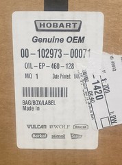 Hobart Mixer Oil H600 L800 M802 V1401 Transmission Oil Direct Replacement, 1 gal