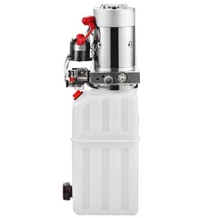 VEVOR Double Acting Hydraulic Pump for Dump Trailers Kit 12VDC 6 Quart Reservoir