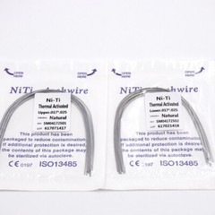 Dental Ortho Thermal Activated Niti Arch Wire Rectangular Ovoid/Square/Natural