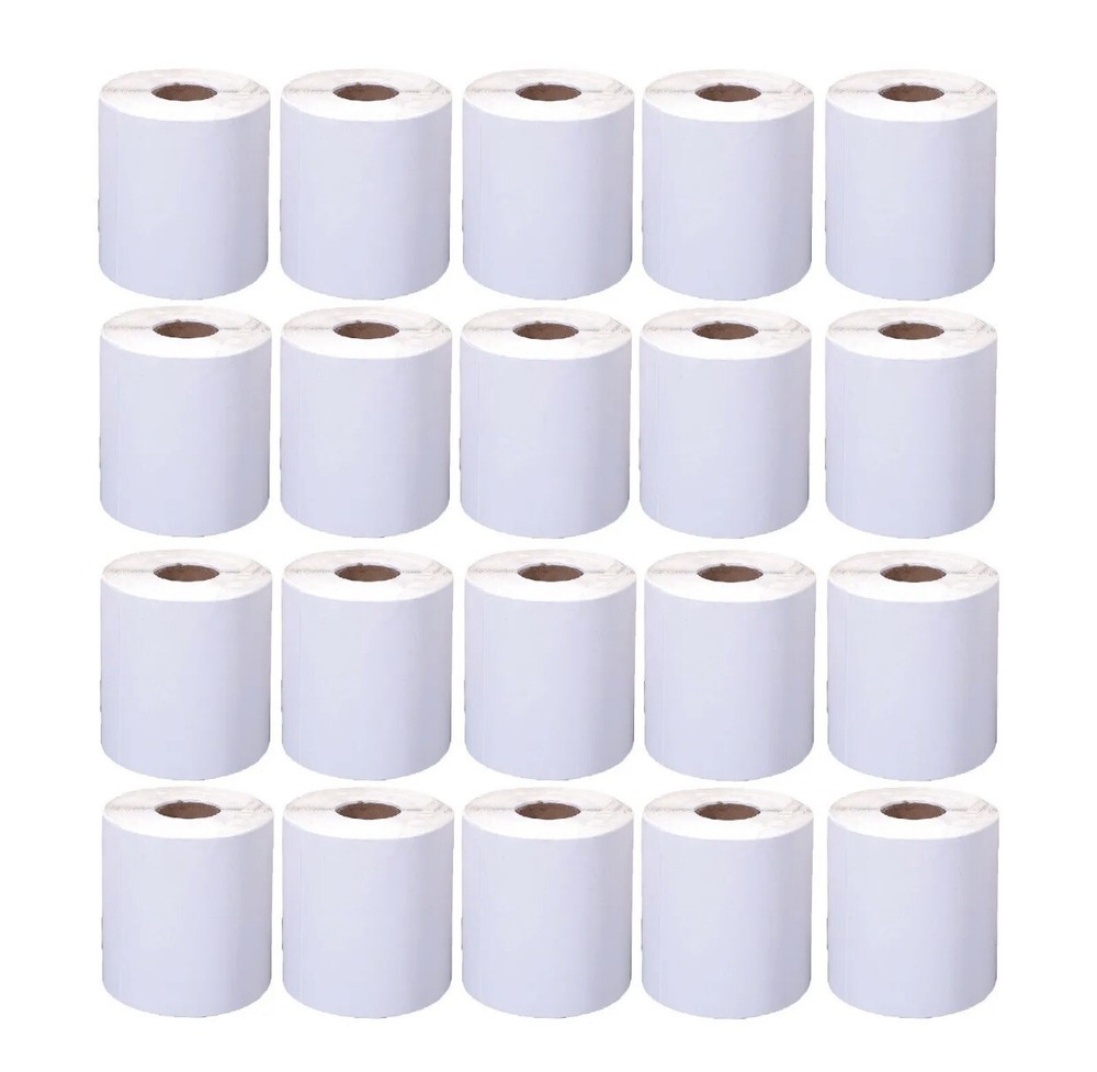 20 Rolls 4×6 Direct Thermal Shipping Labels – 250 per roll – 5000 labels Zebra