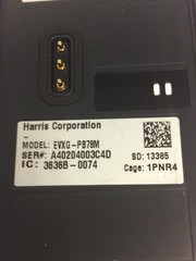 Harris XG-75 Multi-Mode Portable Radio 16 Channels EVXG-PB78M w/ 6.5″ Antenna