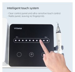 Dental Ultrasonic Piezo Scaler Scaling 10 Tip Fit EMS LED Handpiece 600ml Bottle