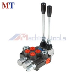 11 GPM 2 Spool SAE Ports Hydraulic Monoblock Double Acting Control Valve