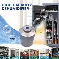800 Grams Silica Gel Reusable Canister Desiccant, 1 Pack Gun Safe Dehumidifier