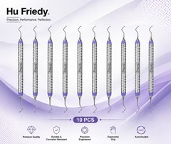 Hu-Friedy SBH5/69E2 Double End Dental Barnhart 5/6 Curette Everedge 2.0 9 Handle
