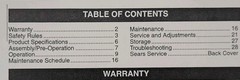 Sears Craftsman YT4000 Hydro 24.0 h.p. 46″ Lawn Tractor 917.288570 Owners Manual