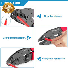 Crimping Tool for Spark Plug Ignition Wire 8.5Mm Ratchet Spark Plug Wire Crimpin