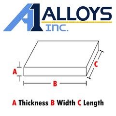 Bimetal Flat Bar .75″ 2″ x 60″ 1/2 Aluminum 1/2 Steel Transition Insert Welding