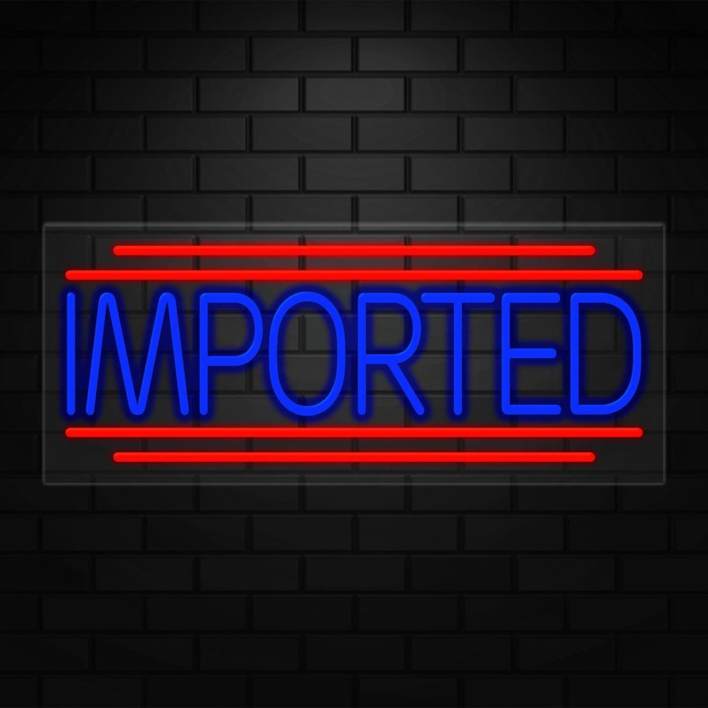 Imported Neon Sign for Retail Displays | LED Flex Neon | 30″W x 12″H x 1″D